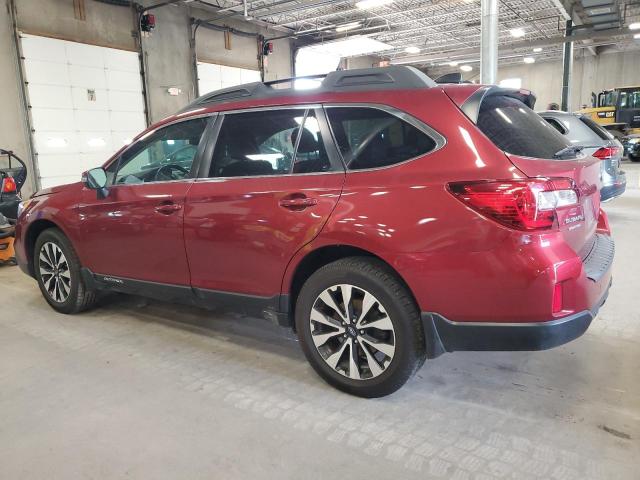  SUBARU OUTBACK 2016 Красный