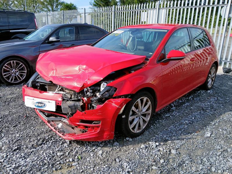2013 VOLKSWAGEN GOLF GT BLUEMOTION TECH T  for sale at Copart BELFAST