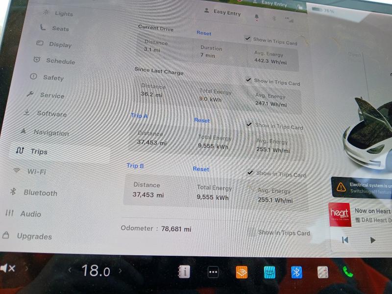 2019 TESLA MODEL 3 STANDARD RANGE + 