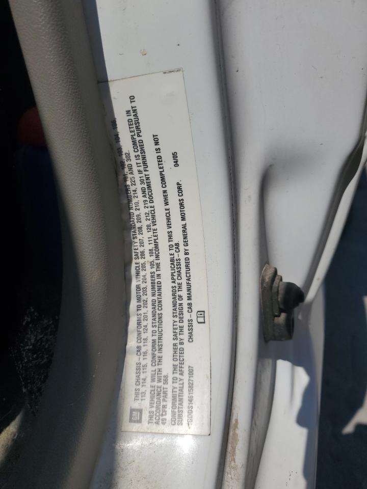 2005 GMC Canyon VIN: 1GDDS146158271007 Lot: 70029365