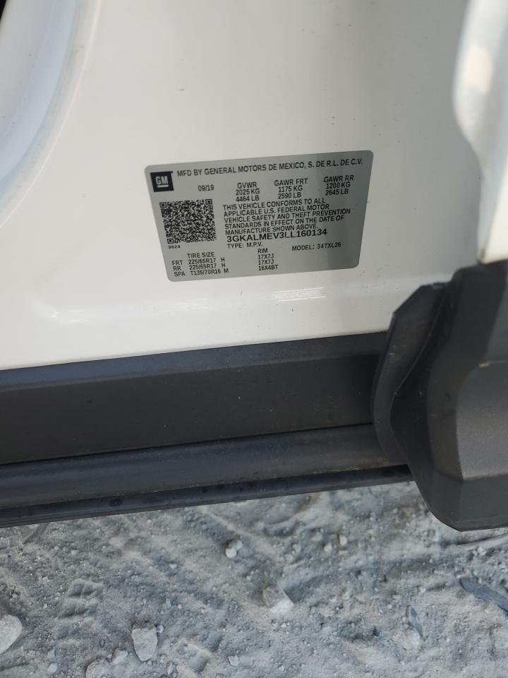 2020 GMC Terrain Sle VIN: 3GKALMEV3LL160134 Lot: 71082005