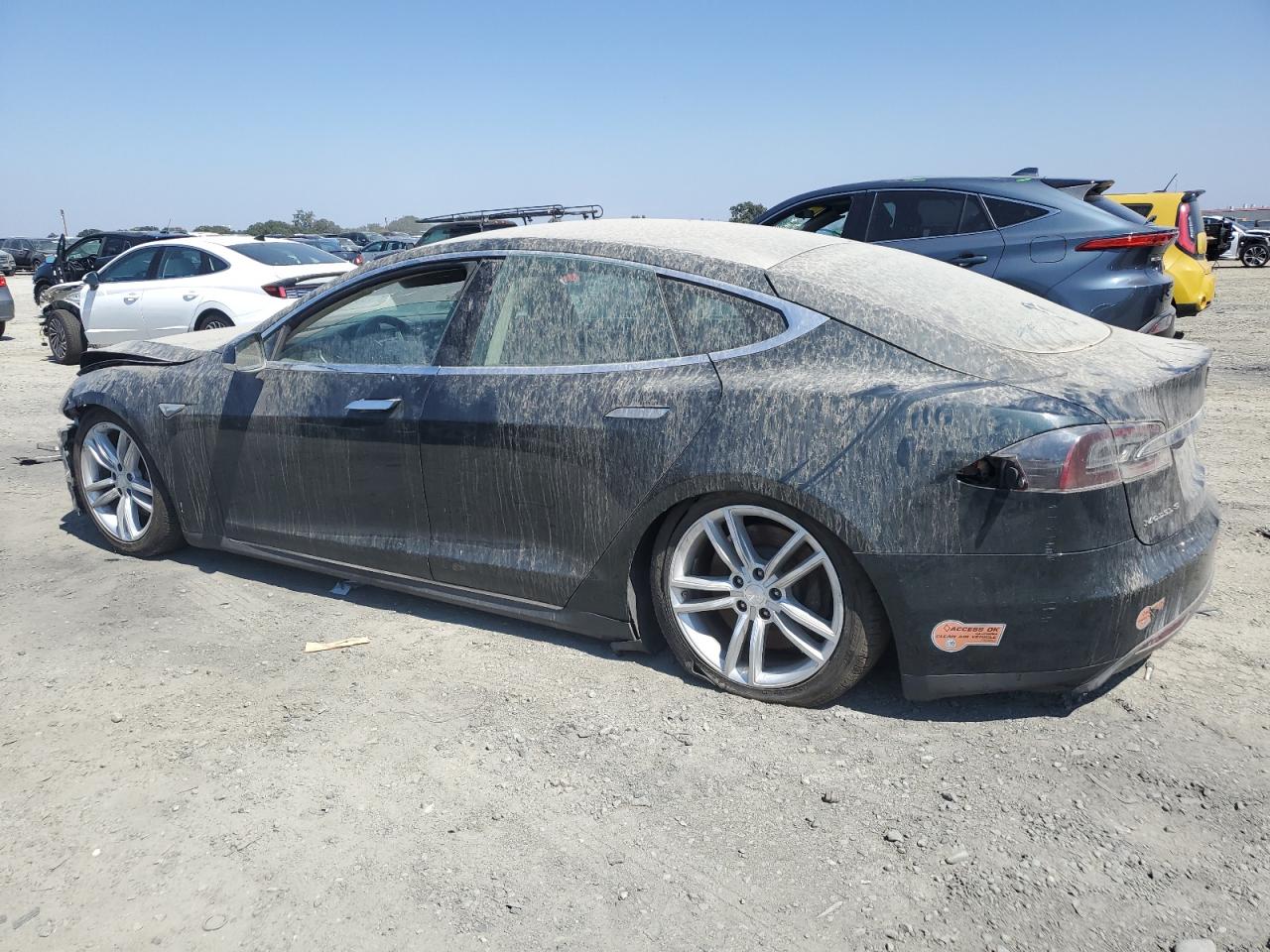 2012 Tesla Model S black hatchback electric 5YJSA1CN0CFP02571 photo #3