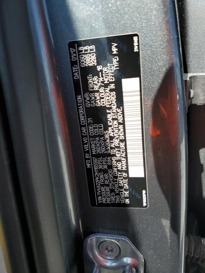 2017 Volvo Xc90 T6 VIN: YV4A22PK2H1165567 Lot: 71497785