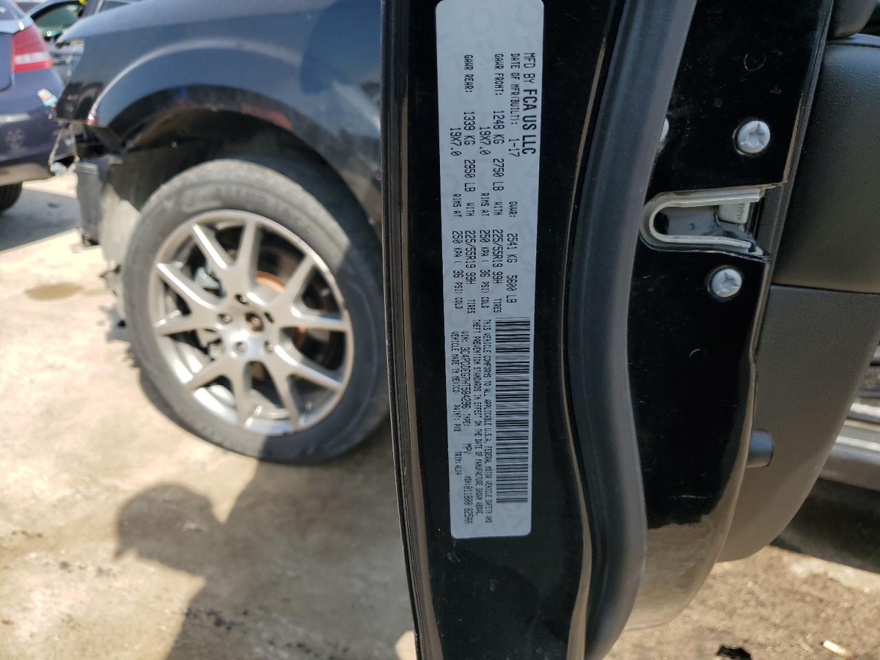 2017 Dodge Journey Gt VIN: 3C4PDDEG7HT584296 Lot: 80352435