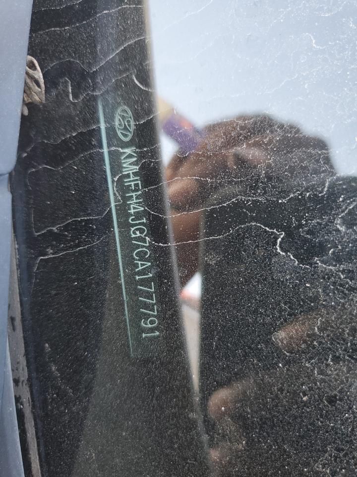 2012 Hyundai Azera Gls VIN: KMHFH4JG7CA177791 Lot: 80717065