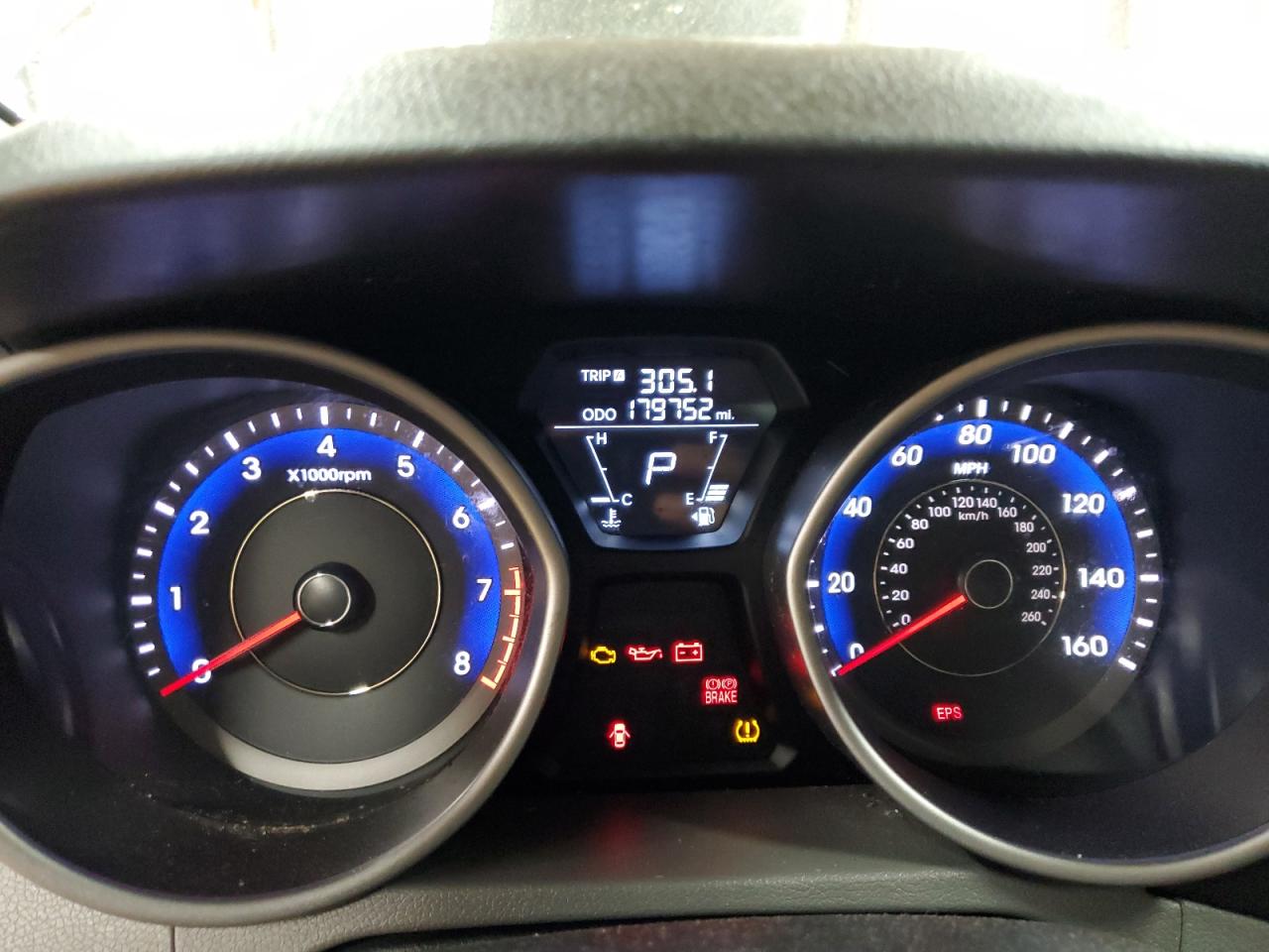 2012 Hyundai Elantra Gls VIN: KMHDH4AE2CU384433 Lot: 80943515