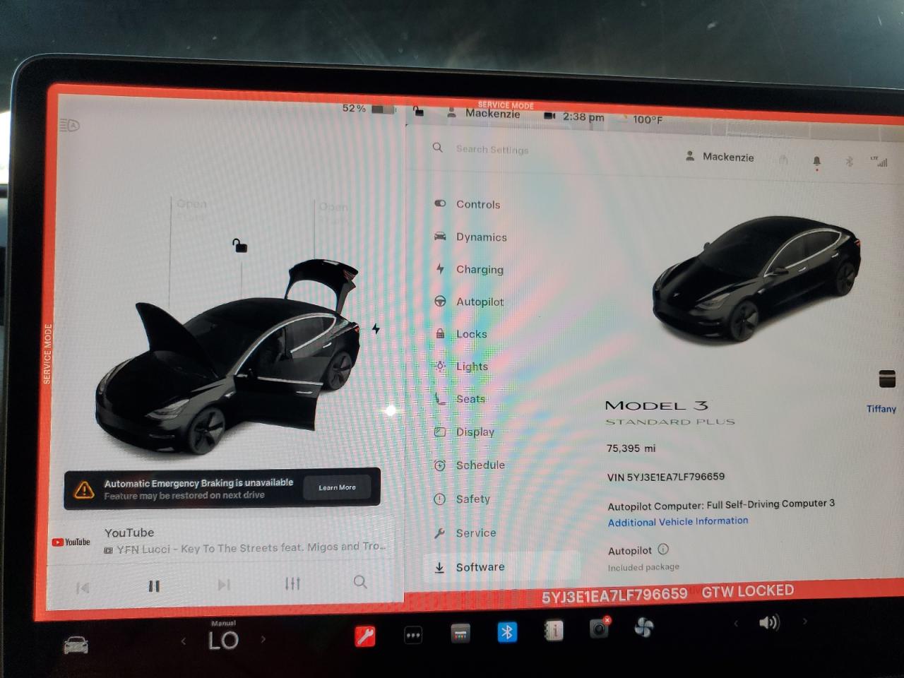 2020 Tesla Model 3 VIN: 5YJ3E1EA7LF796659 Lot: 80834905