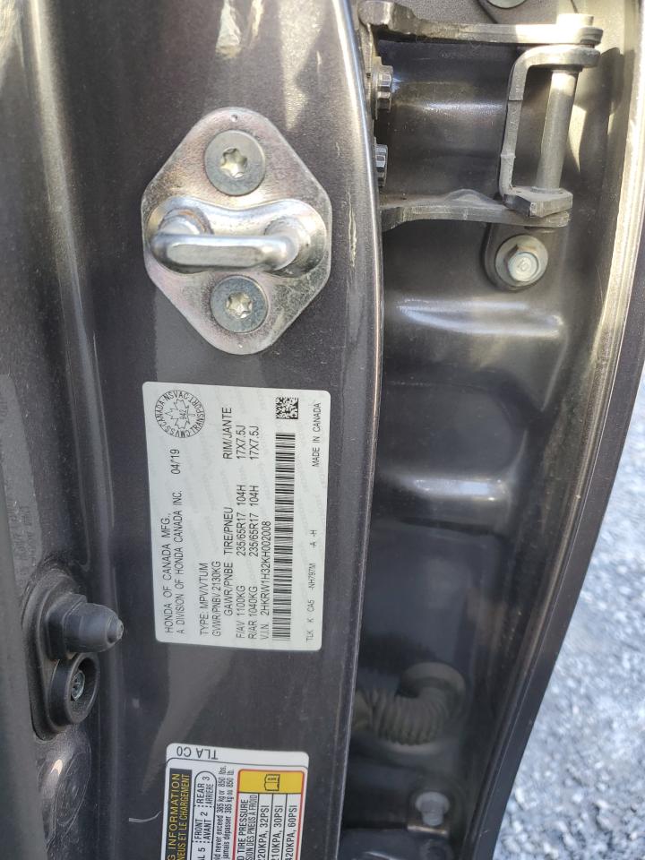 2019 Honda Cr-V Lx VIN: 2HKRW1H32KH00200 Lot: 83994615