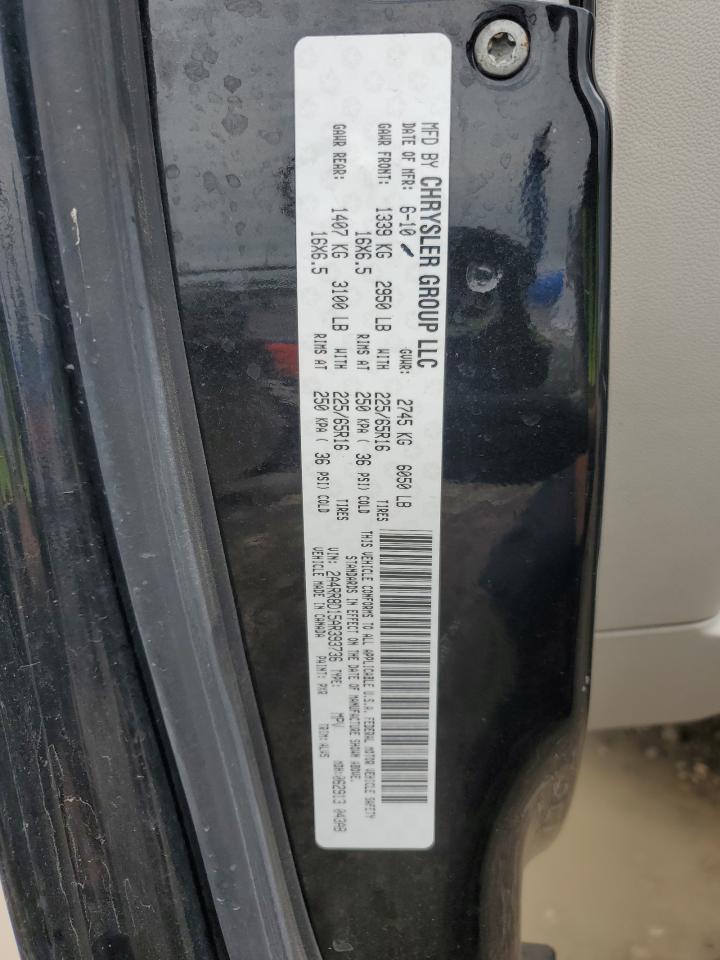 2010 Chrysler Town & Country Touring Plus VIN: 2A4RR8D15AR393736 Lot: 81269565