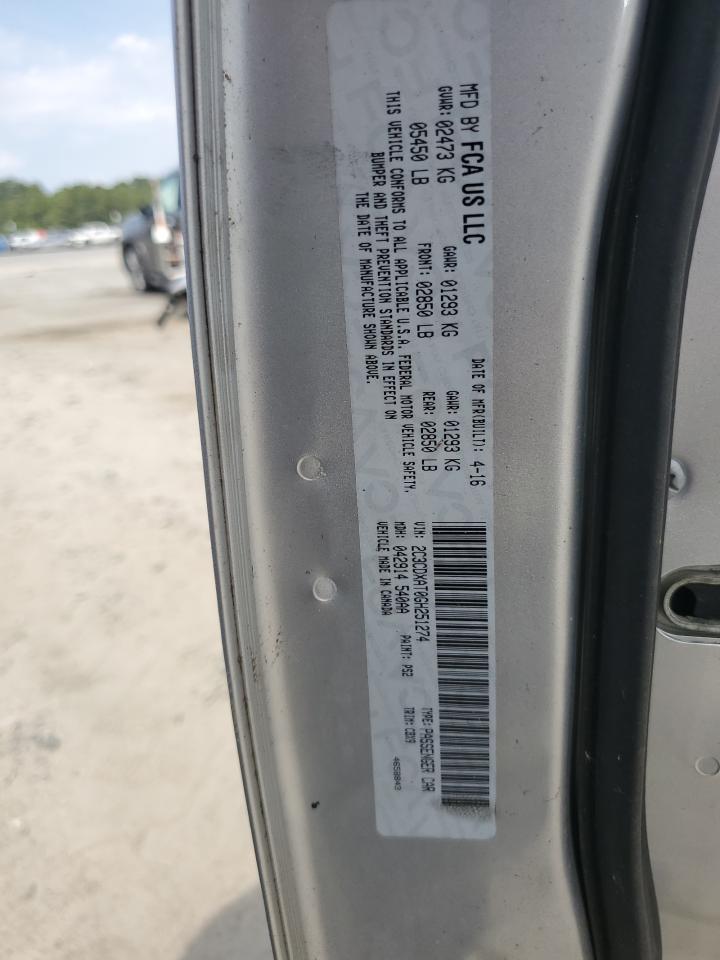 2016 Dodge Charger Police VIN: 2C3CDXAT0GH251274 Lot: 80477365