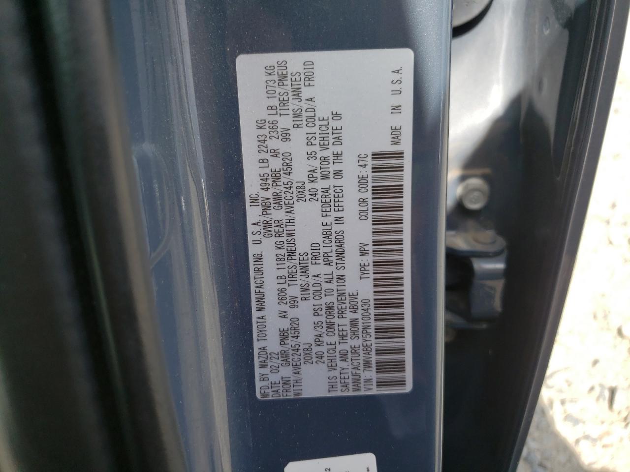 2023 Mazda Cx-50 Premium Plus VIN: 7MMVABEY5PN100430 Lot: 81737675