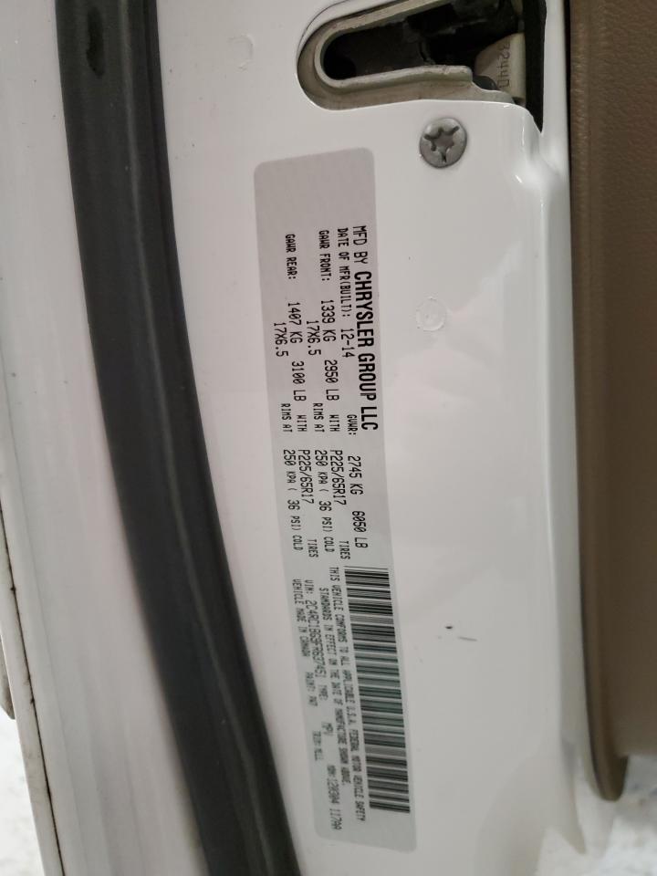 2015 Chrysler Town & Country Touring VIN: 2C4RC1BG9FR637451 Lot: 81766525