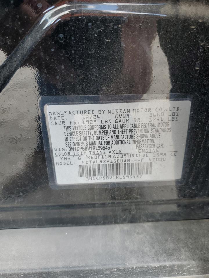 2024 Nissan Kicks S VIN: 3N1CP5BV1RL595457 Lot: 84808005