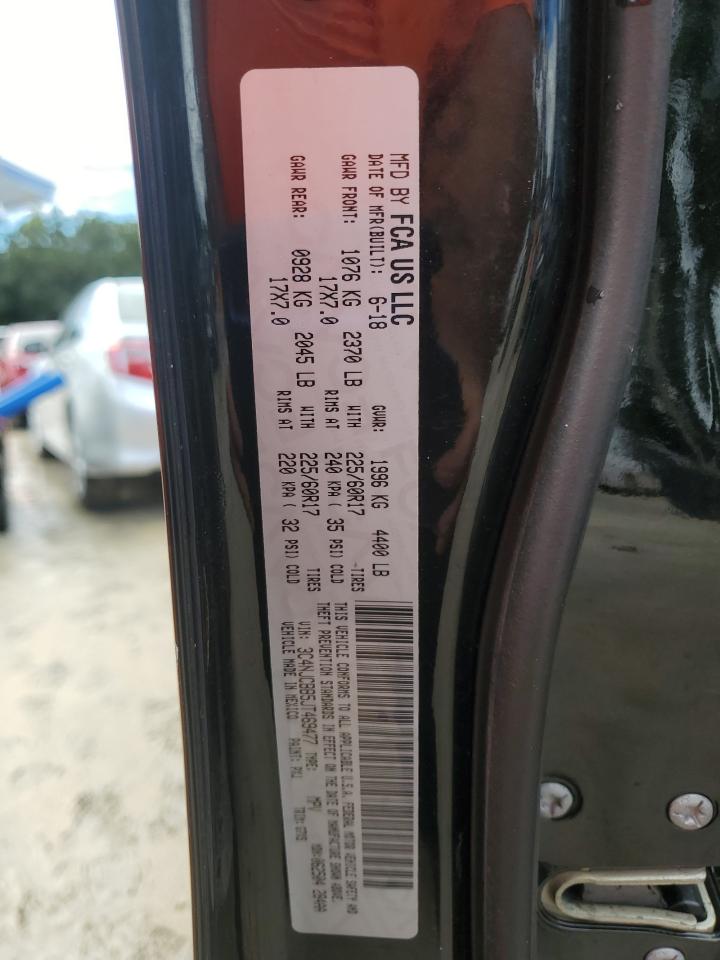 2018 Jeep Compass Latitude VIN: 3C4NJCBB5JT469477 Lot: 84554585