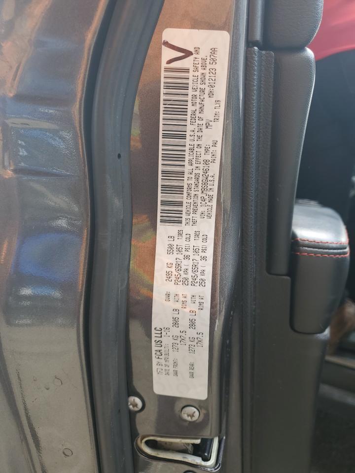 2016 Jeep Cherokee Trailhawk VIN: 1C4PJMBS8GW246108 Lot: 80187765