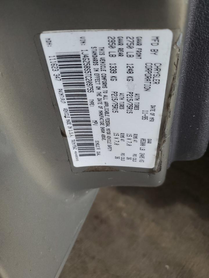 1996 Jeep Grand Cherokee Laredo VIN: 1J4GZ58S5TC209755 Lot: 70283155