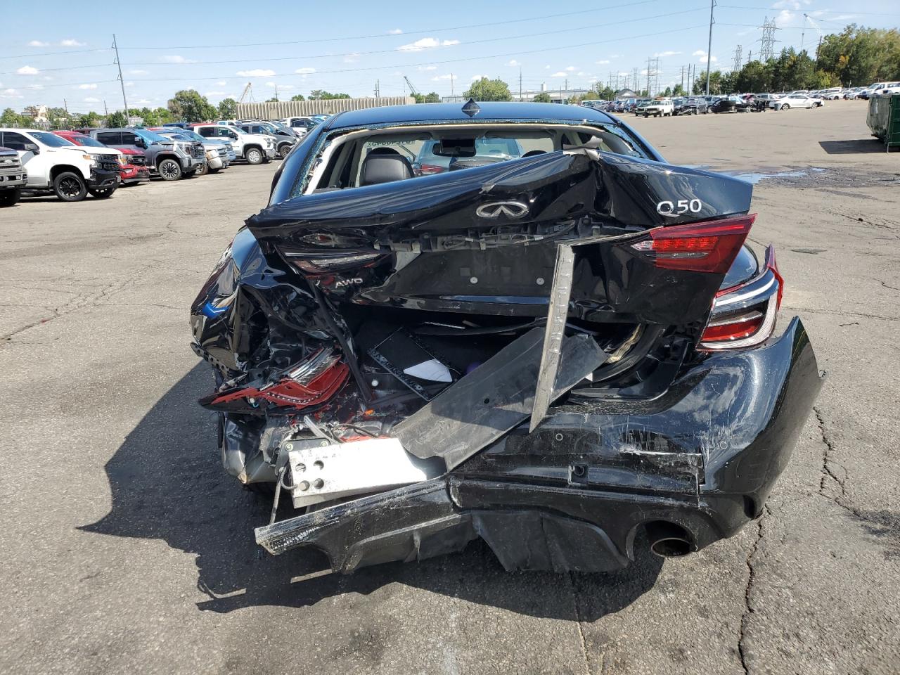 2021 Infiniti Q50 Luxe VIN: JN1EV7BR2MM750013 Lot: 81248345