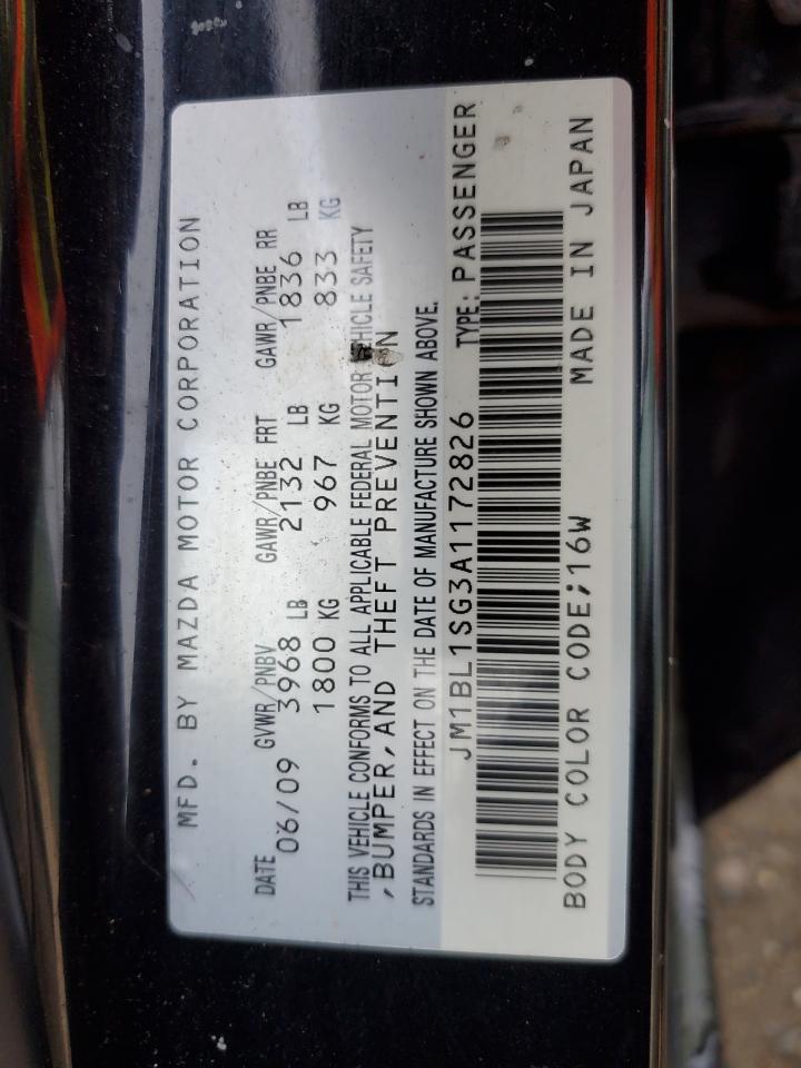 2010 Mazda 3 I VIN: JM1BL1SG3A1172826 Lot: 83889615