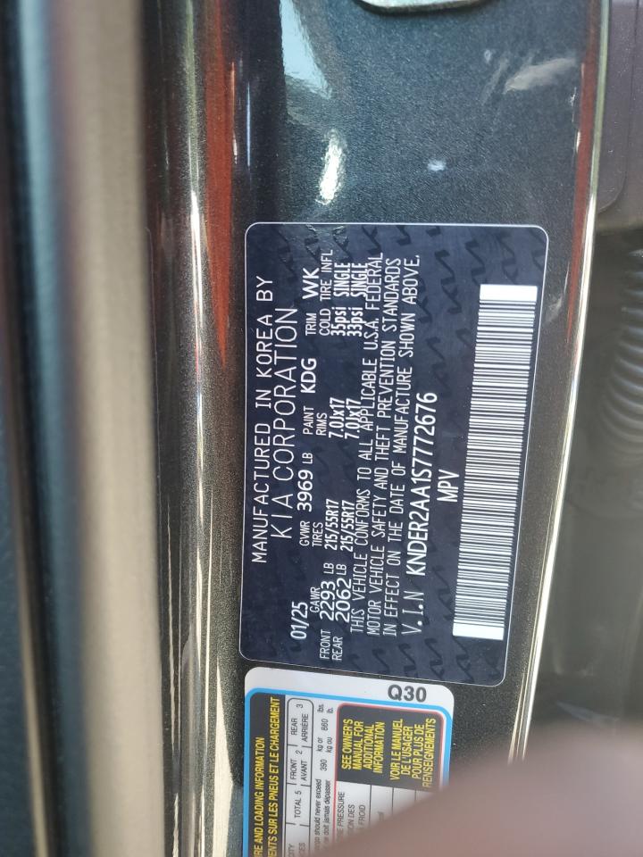2025 Kia Seltos Ex VIN: KNDER2AA1S7772676 Lot: 81599225