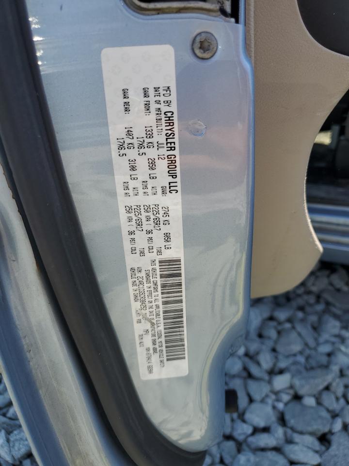 2012 Chrysler Town & Country Touring L VIN: 2C4RC1CG5CR384252 Lot: 80819195