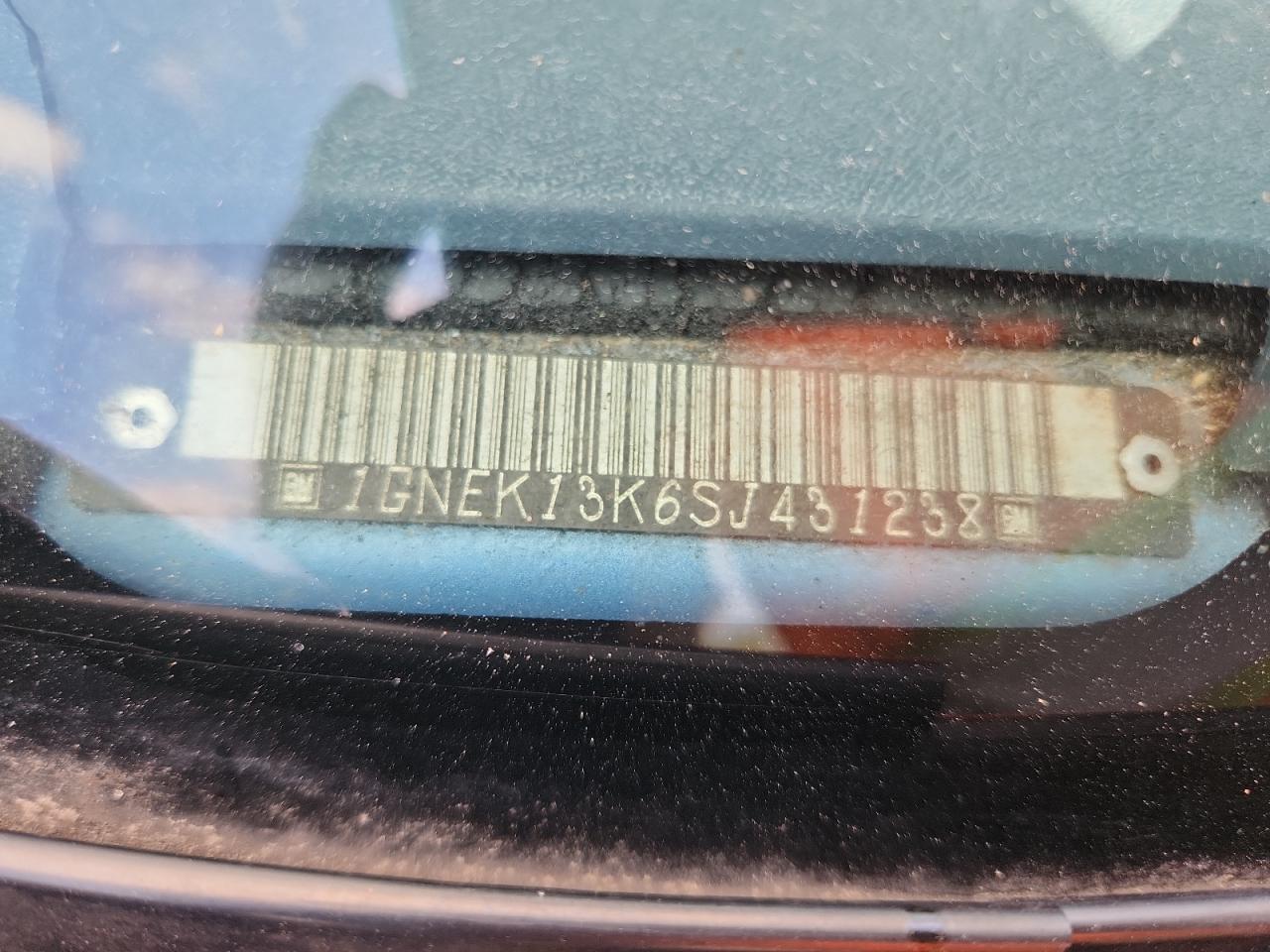 1995 Chevrolet Tahoe K1500 VIN: 1GNEK13K6SJ431238 Lot: 83805935