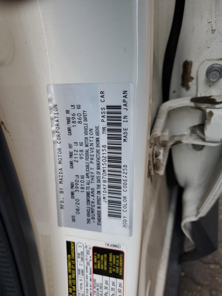 2021 Mazda Cx-3 Sport VIN: JM1DKFB70M1502158 Lot: 80168555