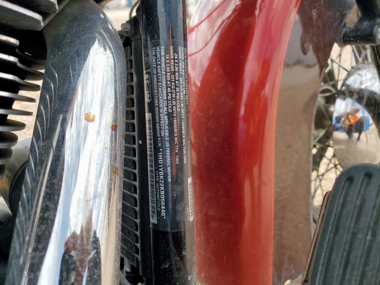 2019 Harley-Davidson Flhcs VIN: 1HD1YBK22KB056440 Lot: 81218655