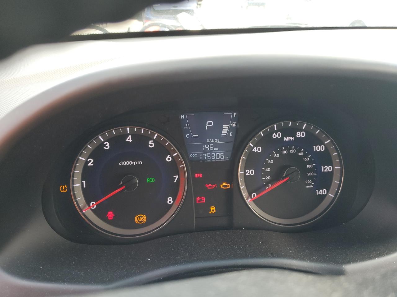 2013 Hyundai Accent Gls VIN: KMHCU5AE2DU078380 Lot: 71177925