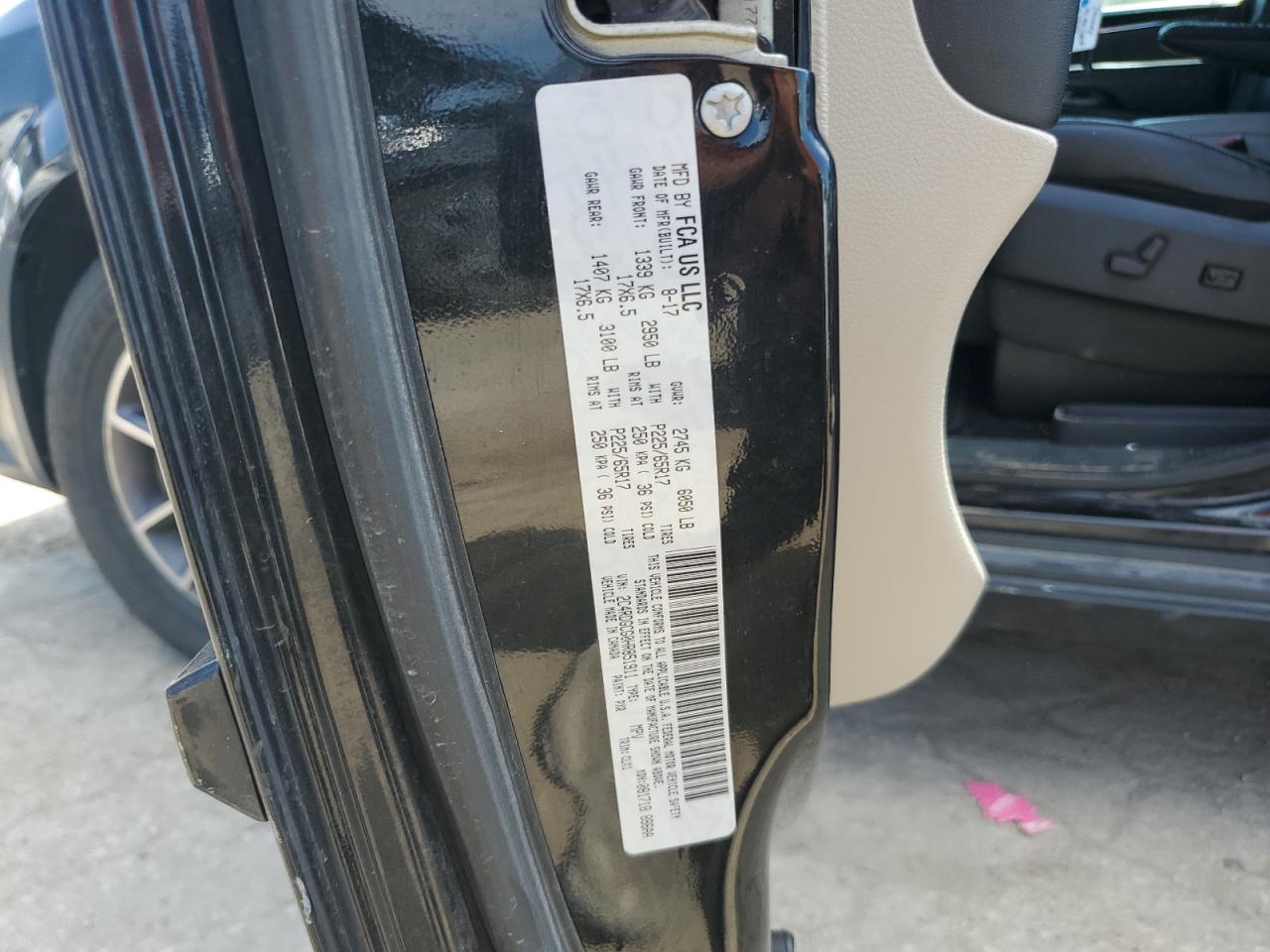 2017 Dodge Grand Caravan Sxt VIN: 2C4RDGCG0HR851911 Lot: 80554785