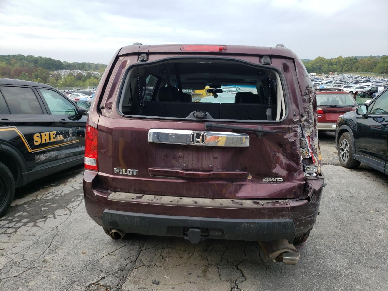 2011 Honda Pilot Exln VIN: 5FNYF4H77BB059609 Lot: 81896995