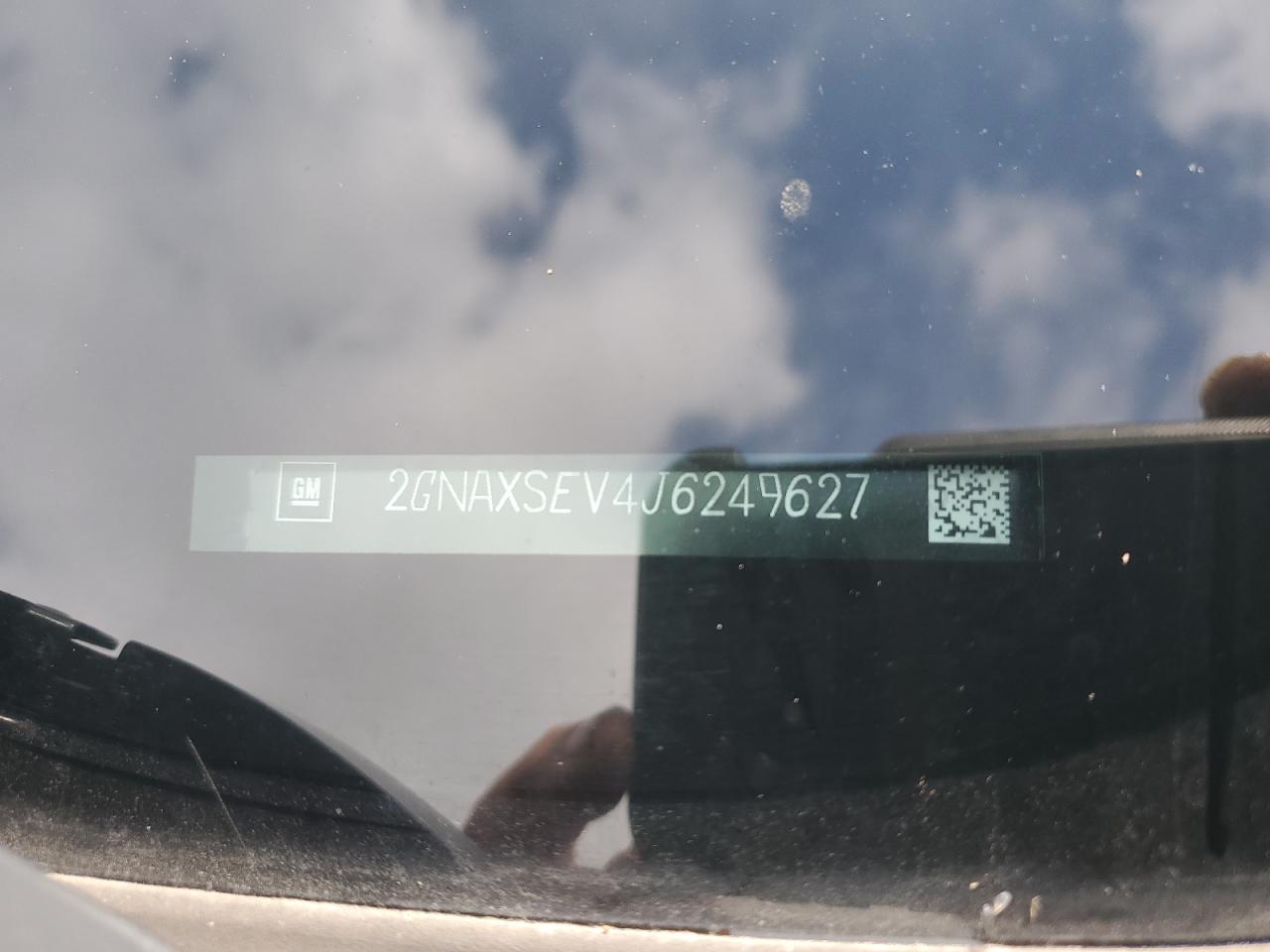 2018 Chevrolet Equinox Lt VIN: 2GNAXSEV4J6249627 Lot: 81362215