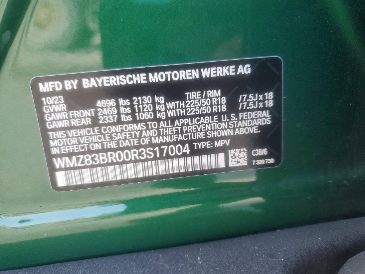 2024 Mini Cooper S Countryman All4 VIN: WMZ83BR00R3S17004 Lot: 80683325