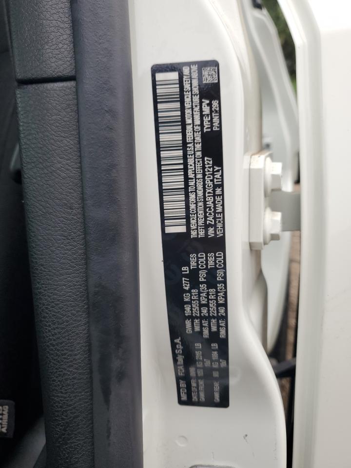 2016 Jeep Renegade Latitude VIN: ZACCJABTXGPD12127 Lot: 81746895