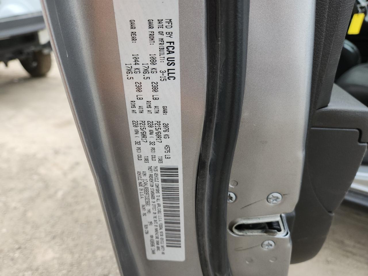 2015 Jeep Patriot Sport VIN: 1C4NJRBB9FD323681 Lot: 70933065