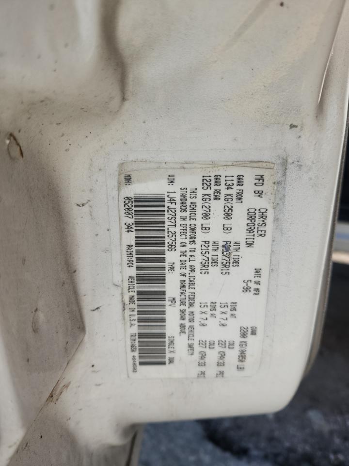 1996 Jeep Cherokee Se VIN: 1J4FJ27S7TL257566 Lot: 81800005