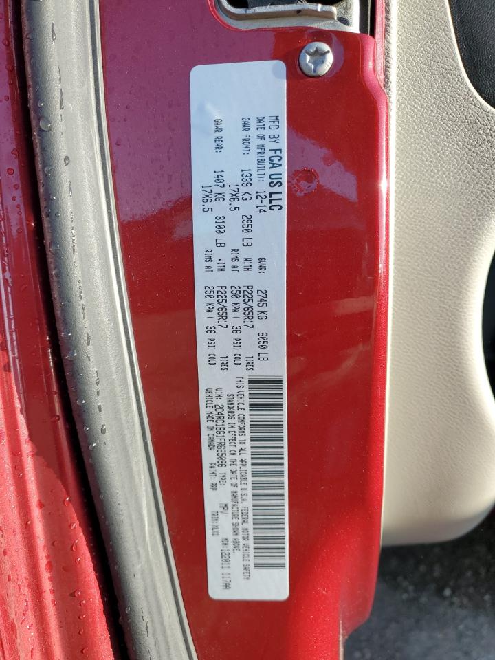 2015 Chrysler Town & Country Touring VIN: 2C4RC1BG1FR665096 Lot: 84211525