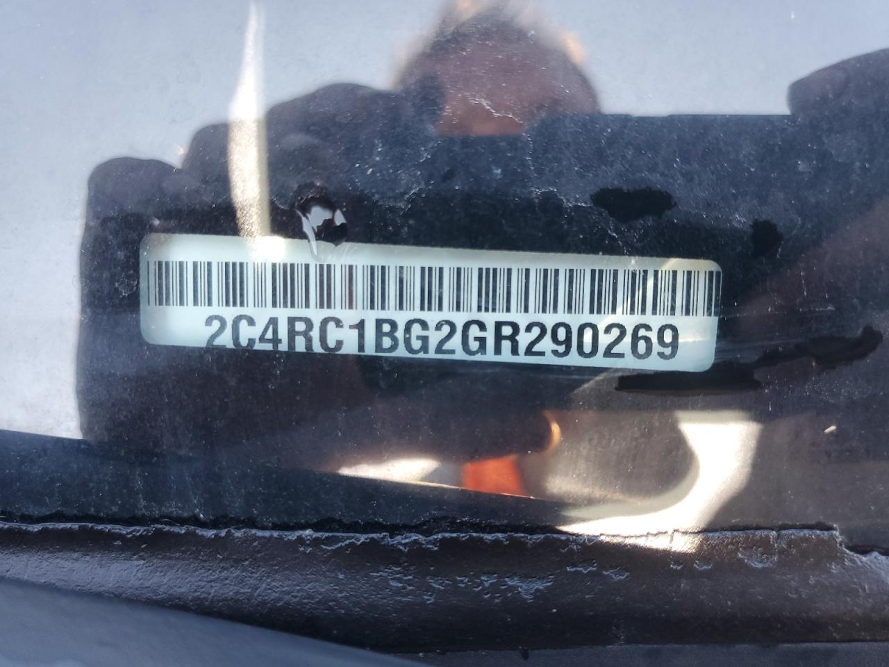 2016 Chrysler Town & Country Touring VIN: 2C4RC1BG2GR290269 Lot: 83957275