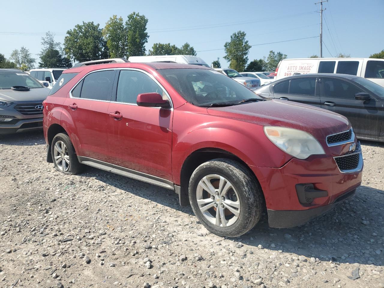 2GNALBEK7E6217617 CHEVROLET EQUINOX 2014 RED Photo 4