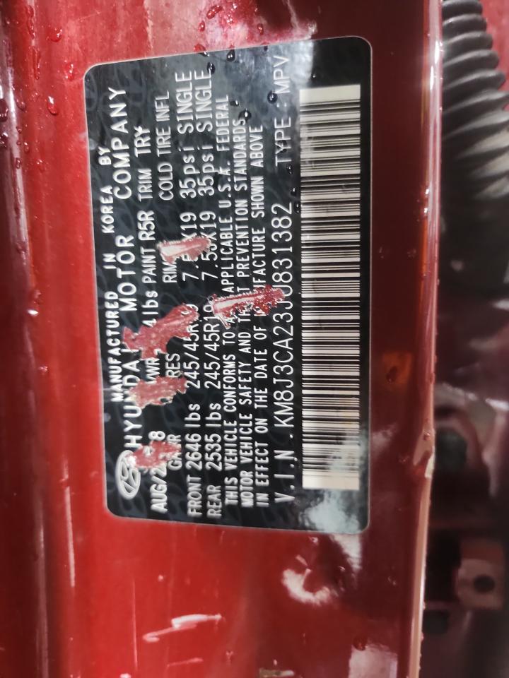 2018 Hyundai Tucson Value VIN: KM8J3CA23JU831382 Lot: 81015585