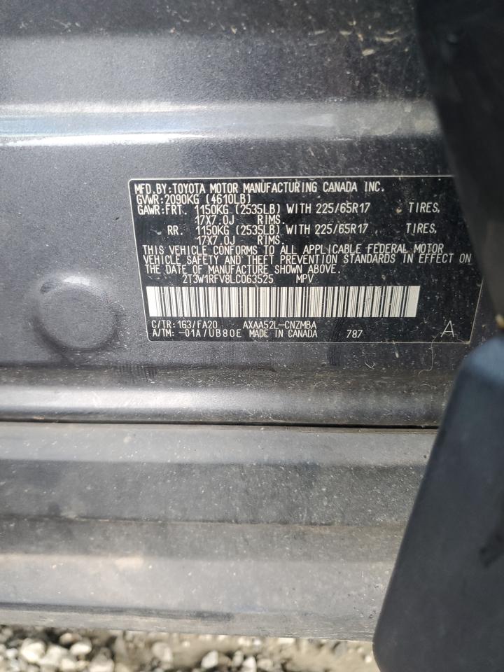2020 Toyota Rav4 Xle VIN: 2T3W1RFV8LC063525 Lot: 81641625