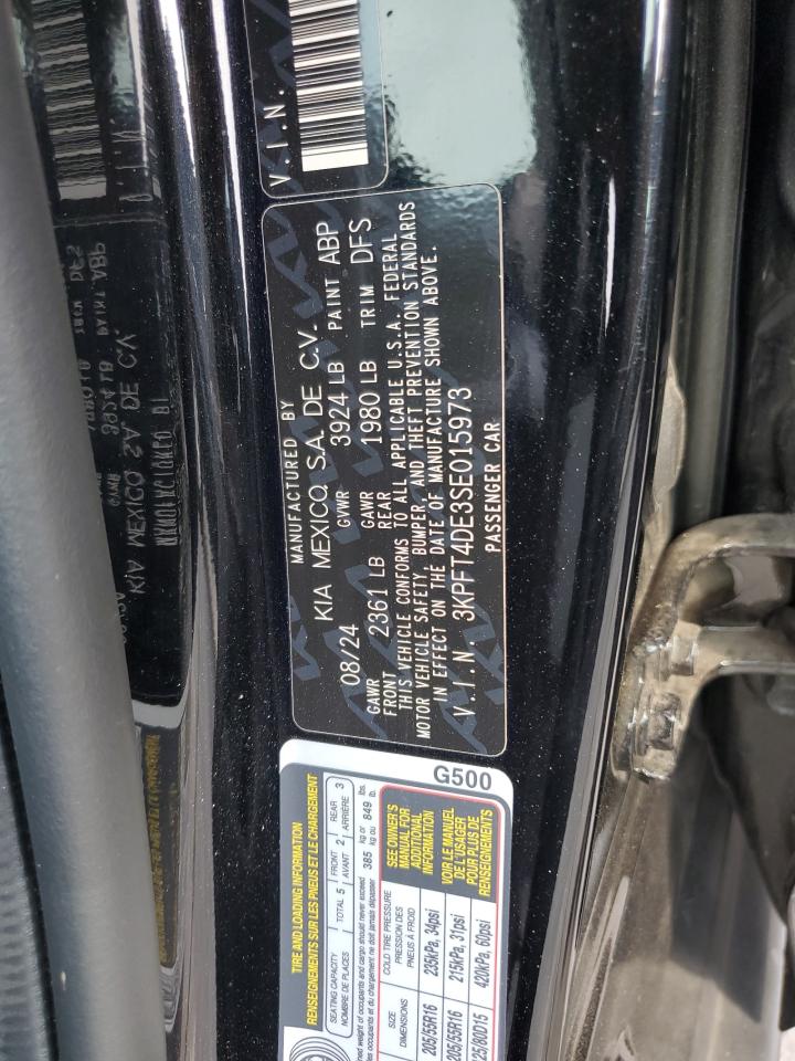 2025 Kia K4 Lx VIN: 3KPFT4DE3SE015973 Lot: 80910585