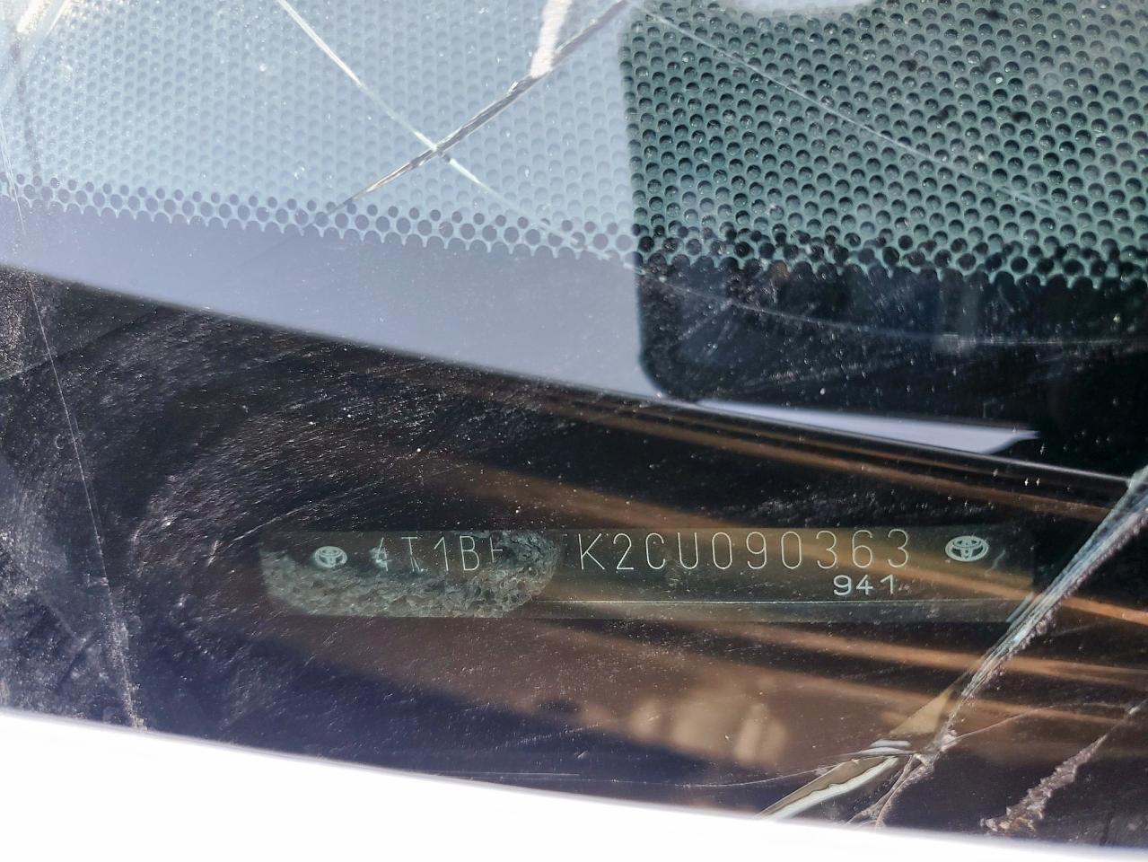 2012 Toyota Camry Base VIN: 4T1BF1FK2CU090363 Lot: 84253375