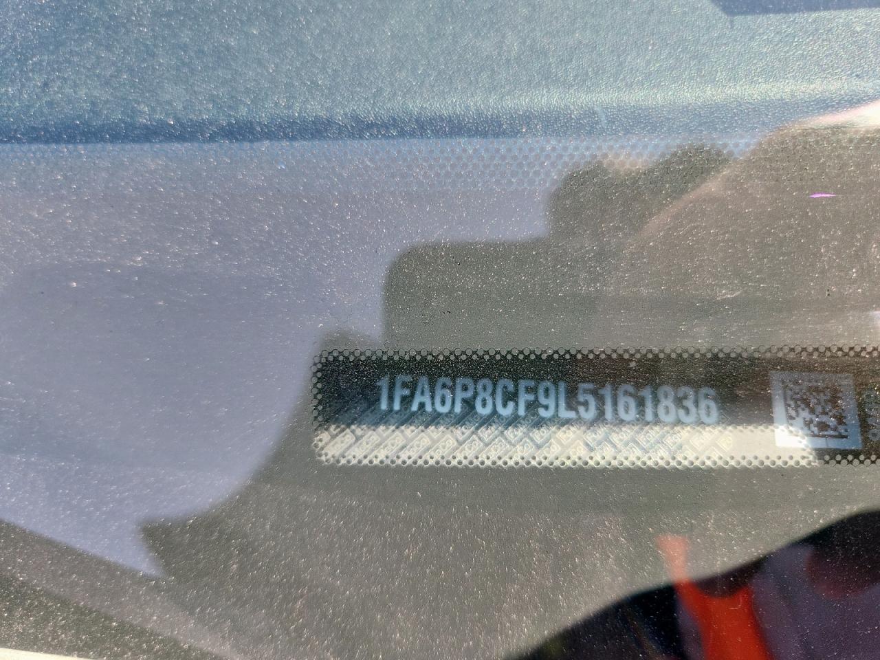 2020 Ford Mustang Gt VIN: 1FA6P8CF9L5161836 Lot: 71313515