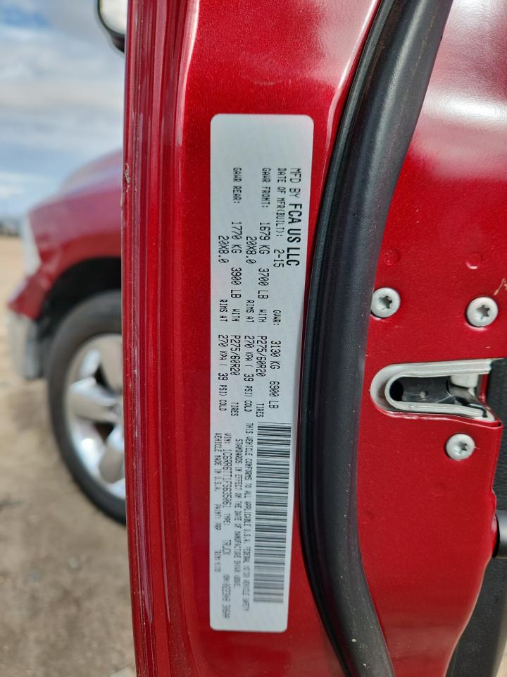 2015 Ram 1500 Slt VIN: 1C6RR6TT1FS635061 Lot: 80928735