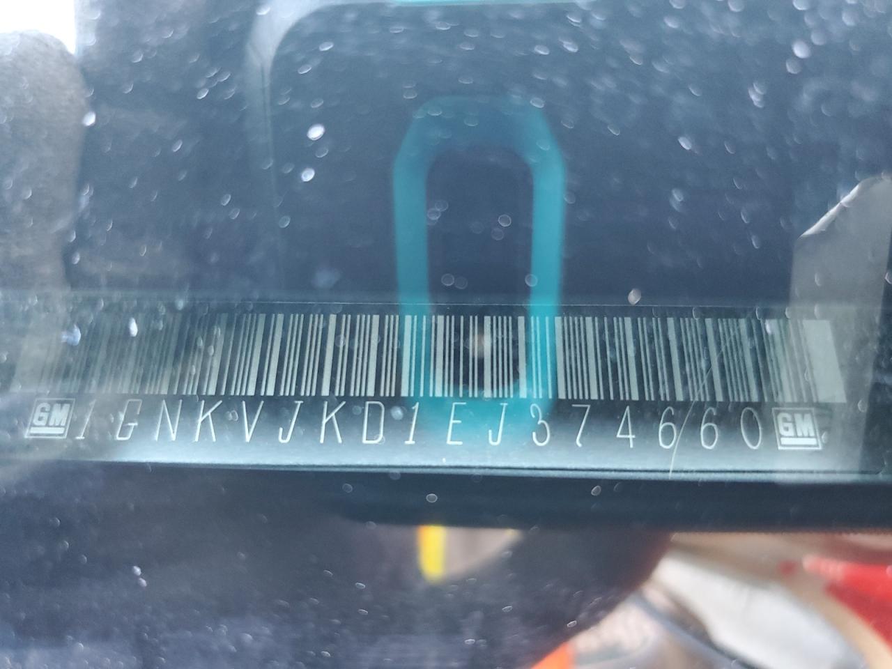 2014 Chevrolet Traverse Ltz VIN: 1GNKVJKD1EJ374660 Lot: 84384805