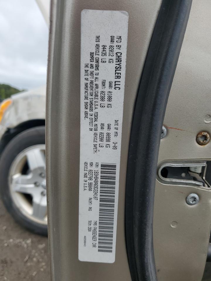 2009 Dodge Caliber Sxt VIN: 1B3HB48A69D224107 Lot: 81303475