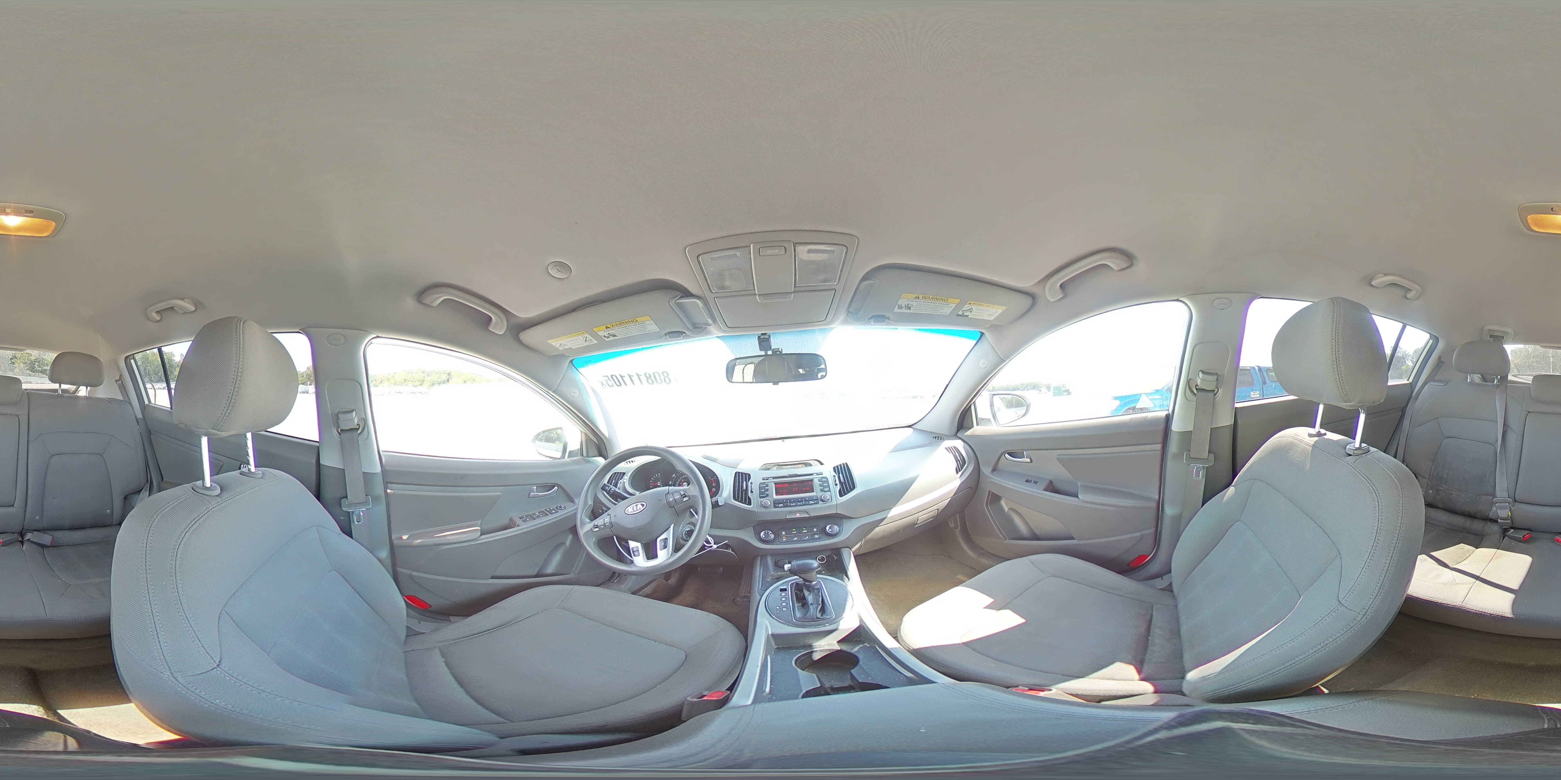 2012 Kia Sportage Lx VIN: KNDPBCA23C7280616 Lot: 80811105