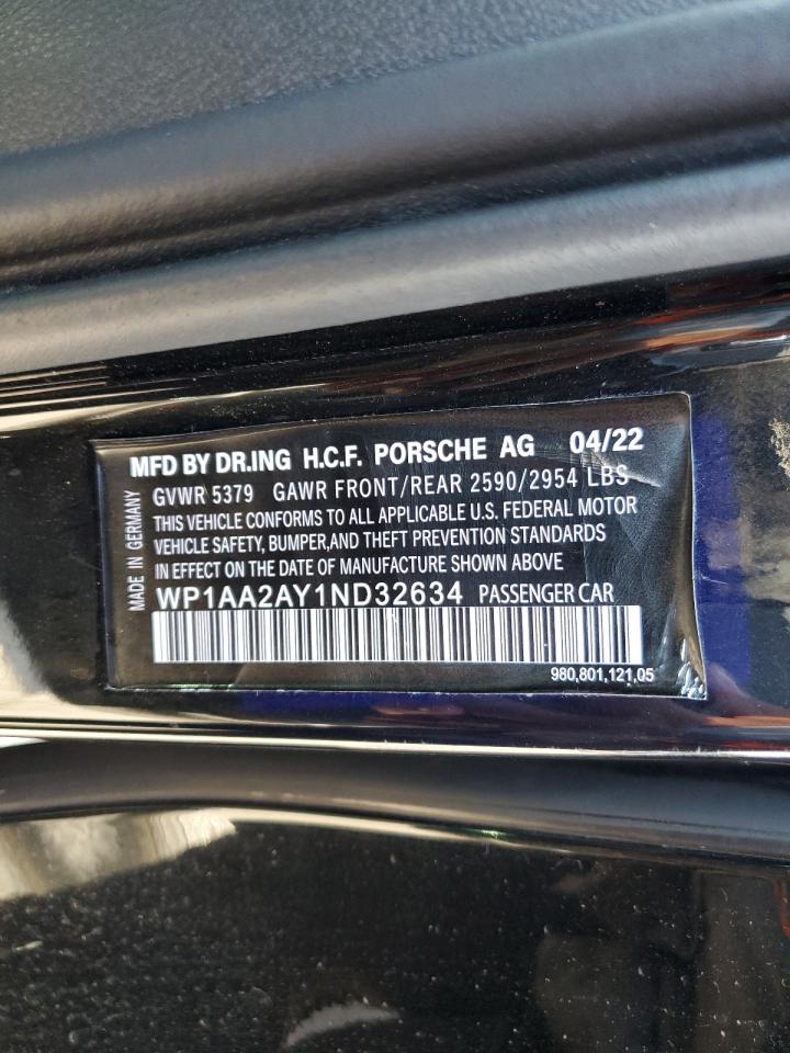 2023 Porsche Cayenne Base VIN: WP1AA2AY0PDA02947 Lot: 81714415