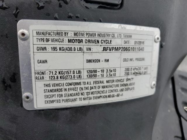 2016 OTHER MOTORCYCLE GENUINE SCOOTER