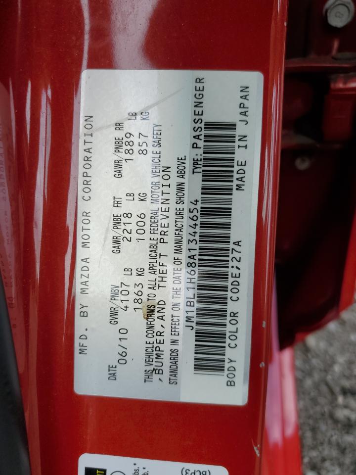 2010 Mazda 3 S VIN: JM1BL1H68A1344654 Lot: 80844335